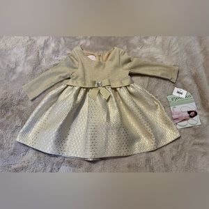Baby Girl Formal Holiday Dress by Bonnie Jean 12 months NWT